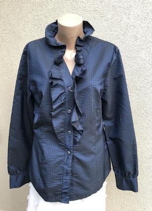 Новая блуза,рубаха с жабо,большой размер,zanetti,