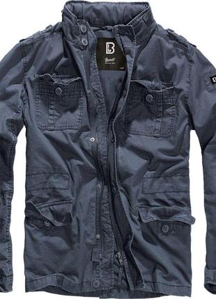 Чоловіча куртка brandit britannia jacket indigo синя демісезонна вітровка брендіт оригінальна німеччина