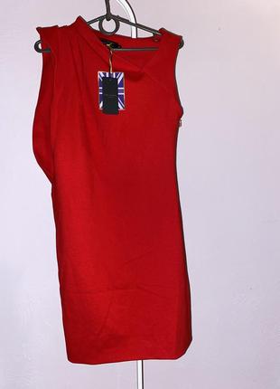 Платье сукня червона красная стрейч бренд