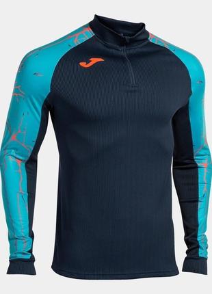 Мужской реглан joma elite ix sweatshirt синий m 102756.334 m1 фото