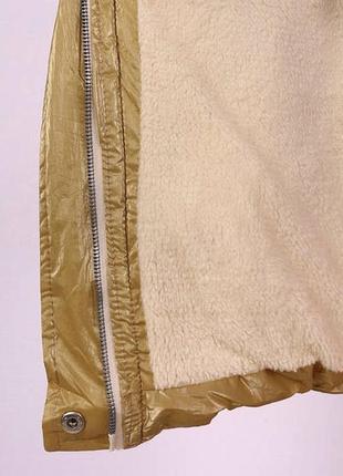 Куртка дитяча на синтепоні (підклатка еко-хутро) бежевий р.92,98,104,1163 фото