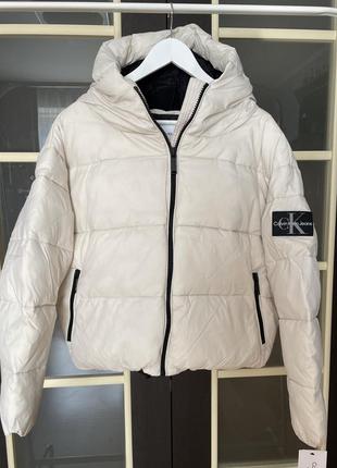 Куртка calvin klein оригинал новая женская пуффер размер l
