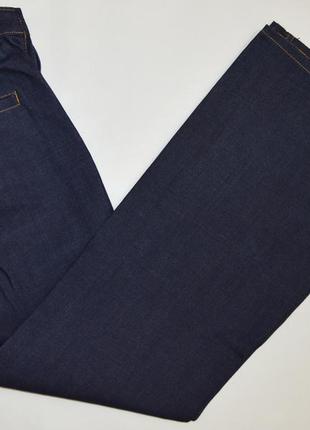 Брендовые темно-синие джинсы кюлоты monki denim пакистан органический коттон этикетка3 фото