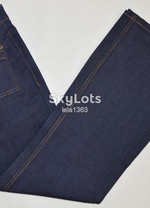 Брендовые темно-синие джинсы кюлоты monki denim пакистан органический коттон этикетка7 фото