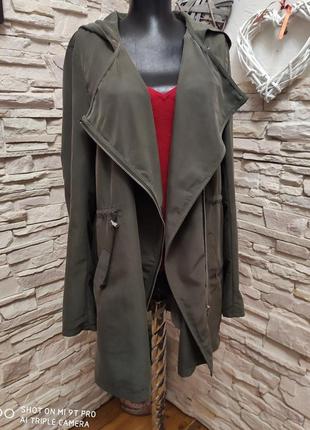 Очень классная стильная куртка курточка ветровка хаки от h&m3 фото