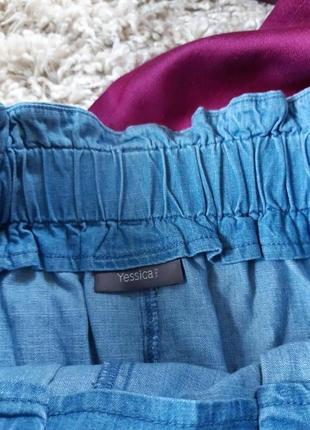 Стильная джинсовая юбка с карманами, yessica, p. 38-406 фото