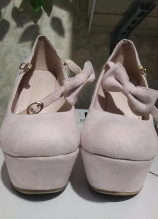 Бомбезные туфли pappilon нежно-розовые3 фото