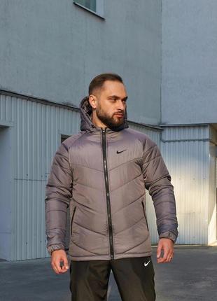 Куртка nike сіра