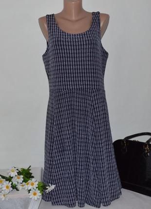 Брендовое темно-синее вечернее нарядное миди платье fransa переливается этикетка3 фото