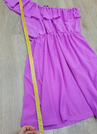 Пляжная туника летнее платье на одно плечо3 фото