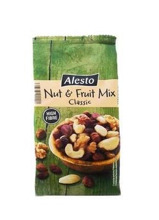 Мікс горіхів і сухофруктів classic alesto fruit & nut mix, 200 г, німеччина, сушений, мікс