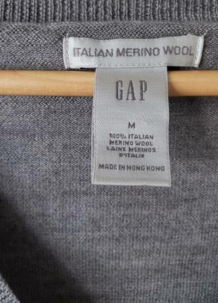 Кардиган кофта 100 % merino wool gap7 фото