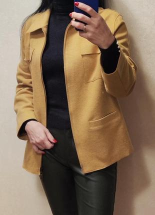 Куртка-сорочка з вовною, розмір s