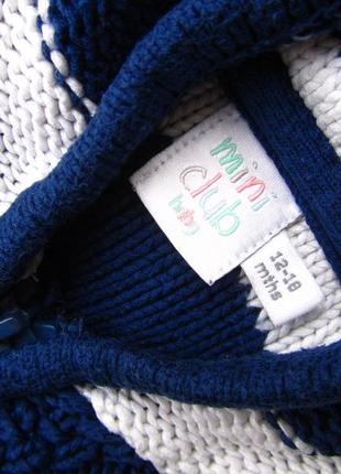 Стильна кофта светр реглан бомбер з капюшоном mini club4 фото
