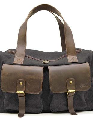 Дорожная сумка из парусины и лошадиной кожи rgc-5915-4lx бренда tarwa