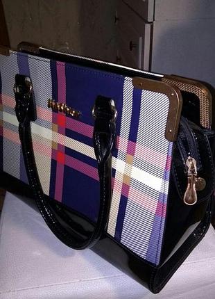 Новая сумочка jinshen в клеточку.