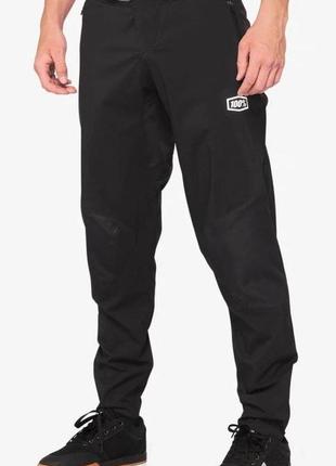 Водостійкі штани ride 100% hydromatic pants (black), 32, 32