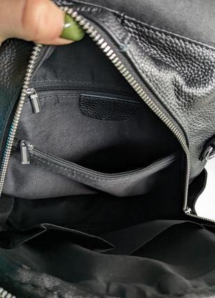Новинка🔥 кожаная сумка-рюкзак с тиснением змеи9 фото