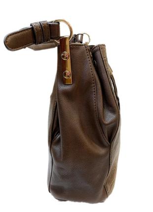 Сумка / сумка жіноча/ сумка на плечі/ жіноча сумка/ сумка-шопер / коричнева сумка5 фото