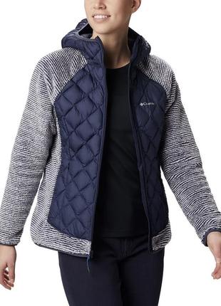 Columbia techy hybrid fleece jacket, куртка, фліс, оригінал2 фото