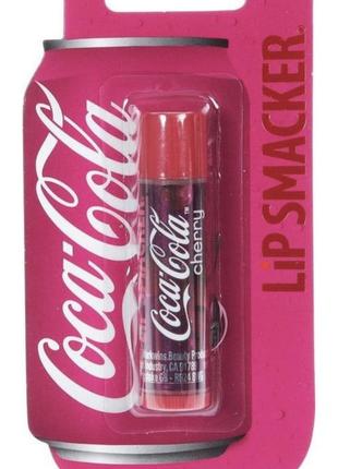 Бальзам для губ "coca-cola вишня" lip smacker lip balm coca cola cherry1 фото