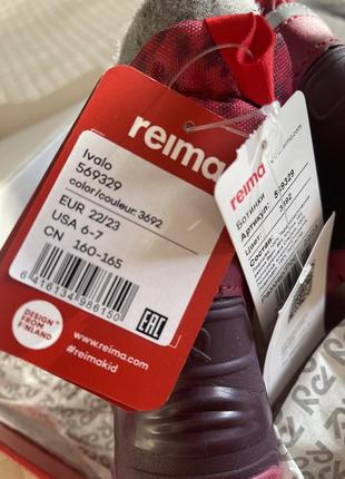 Зимние водоотталкивающие сапоги reima ivalo boots dark6 фото