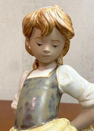 Фарфоровая статуэтка lladro «любопытный щенок».8 фото