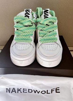 Оригинальные кроссовки naked wolfe - cali white low top sneakers