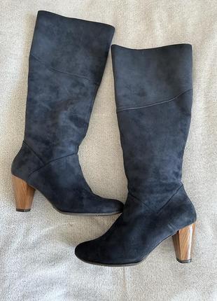 Замшеві чоботи rylko