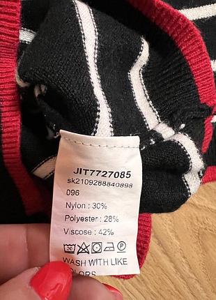 Shein мʼякий светр гольф з віскози в полоску 3