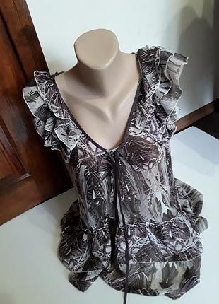 Фирменная легкая блуза блузка