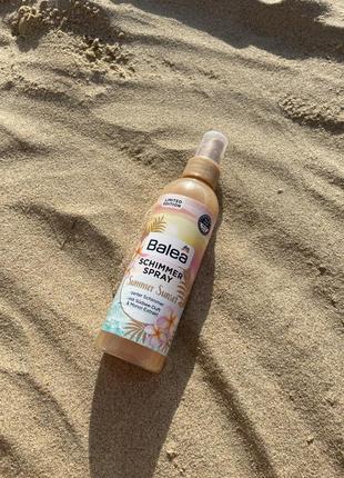 Мерцающий спрей для тела balea schimmer spray summer sunset