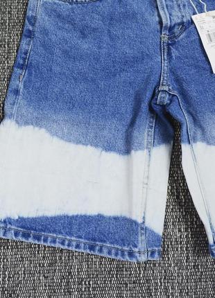 Жіночі джинсові шорти бермуди в стилі тай дай3 фото