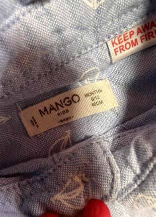 Mango сорочка для хлопчика з бавовни 2