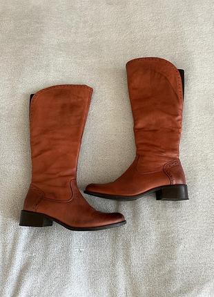 Шкіряні теплі чоботи