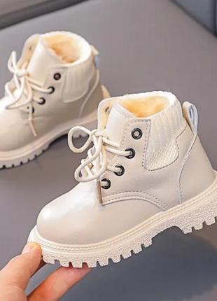 Нові зимові дитячі чобітки екошкіра нові