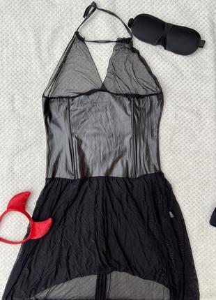 Шифоновое эротическое платье на хелловин3 фото