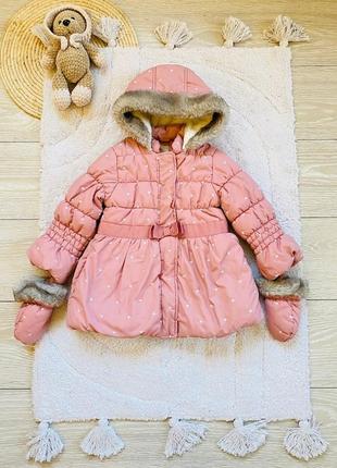 Зимняя куртка на меху matalan(18-24м)▪️1 фото