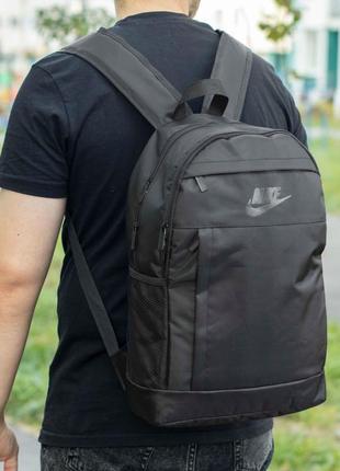 Спортивный городской рюкзак nike ful черный тканевый на 17 л с отделом для ноутбука молодежный2 фото