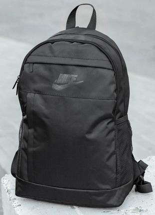 Спортивный городской рюкзак nike ful черный тканевый на 17 л с отделом для ноутбука молодежный3 фото