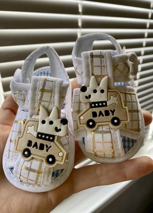 Пінетки для немовлят, босоніжки дитячі, перше взуття, взуття для немовлят3 фото