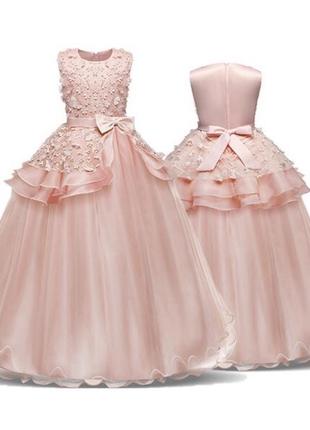 Платье принцессы для девочки nnjxd розовое1 фото