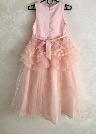 Платье принцессы для девочки nnjxd розовое6 фото