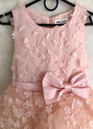 Платье принцессы для девочки nnjxd розовое3 фото