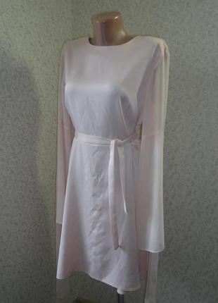 Шик! ніжно рожеве плаття topshop р. 14 (ог до 100)