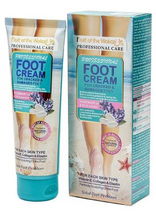 Крем для ніг wokali professional foot cream з розмарином