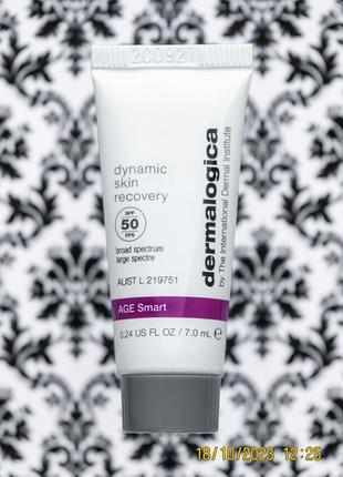 Активный укрепляющий солнезащитный дневной крем dermalogica dynamic skin recovery age smart spf 50