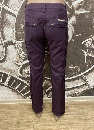 Roberto cavalli котонові штани з голограмою3 фото