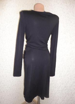 Черное платье french connection р.8  (ог 80-94)3 фото