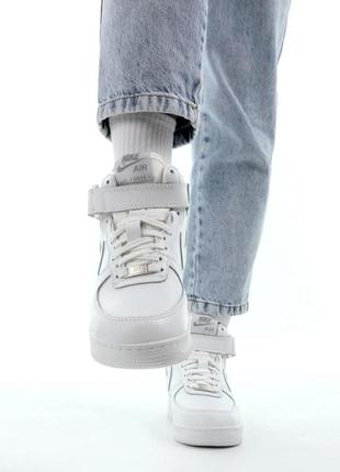 Зимние женские кроссовки nike air force 1 winter white (мех) 36-37-38-38.54 фото